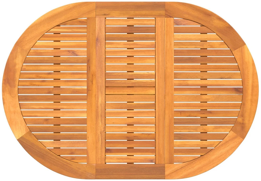 Sodo stalas Ruda 110 x 60 x 72 cm Kietos akacijos mediena