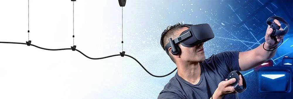 Strado 3 kabliukų rinkinys VR akinių laidams pakabinti