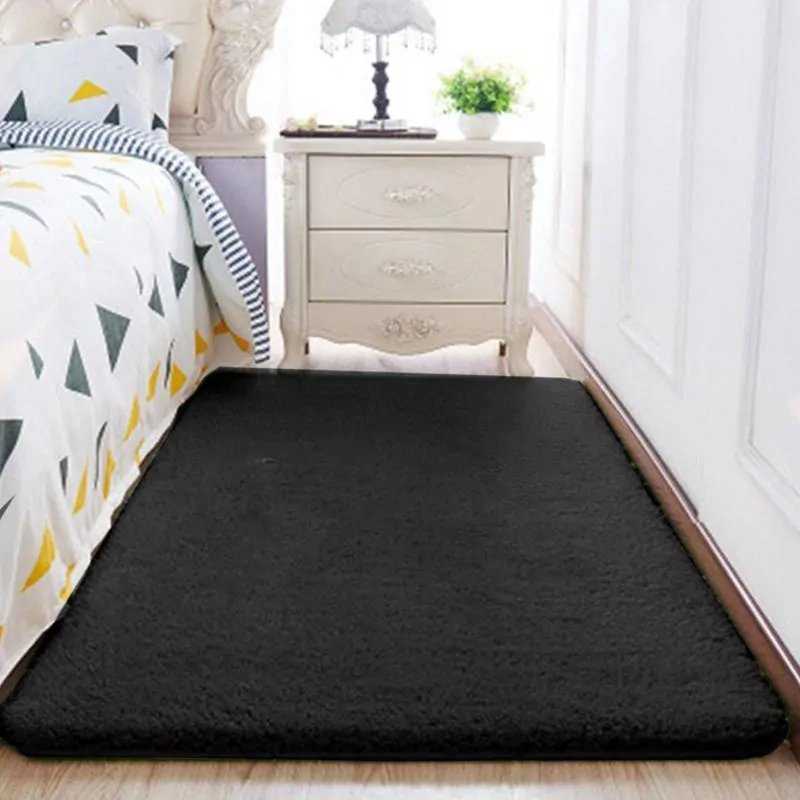Strado Dywan Alpaca 80x150 AlpacaBlack (Juodas) universalus