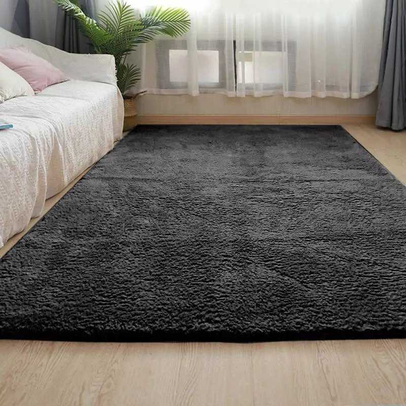Strado Dywan Alpaca 80x150 AlpacaBlack (Juodas) universalus