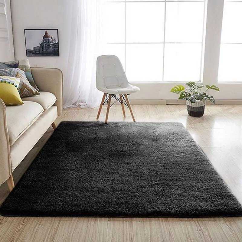 Strado Dywan Alpaca 80x150 AlpacaBlack (Juodas) universalus