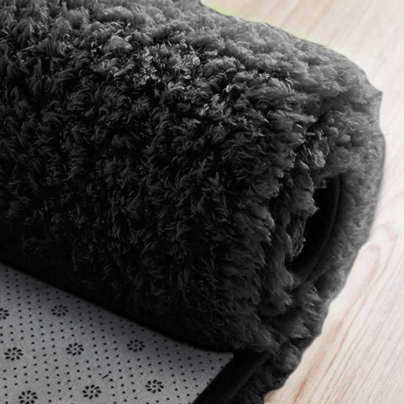 Strado Dywan Alpaca 80x150 AlpacaBlack (Juodas) universalus