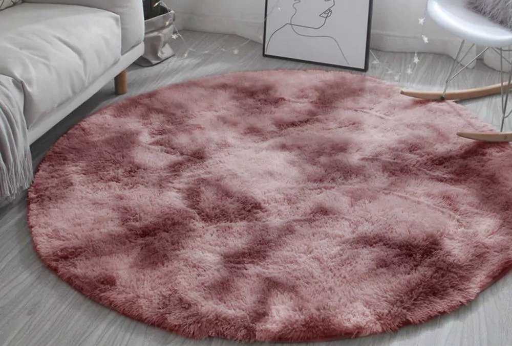 Strado Apskritas kilimas Ombre Strado 200x200 OmbrePurple (Rose) universalus () - 22251-uniw