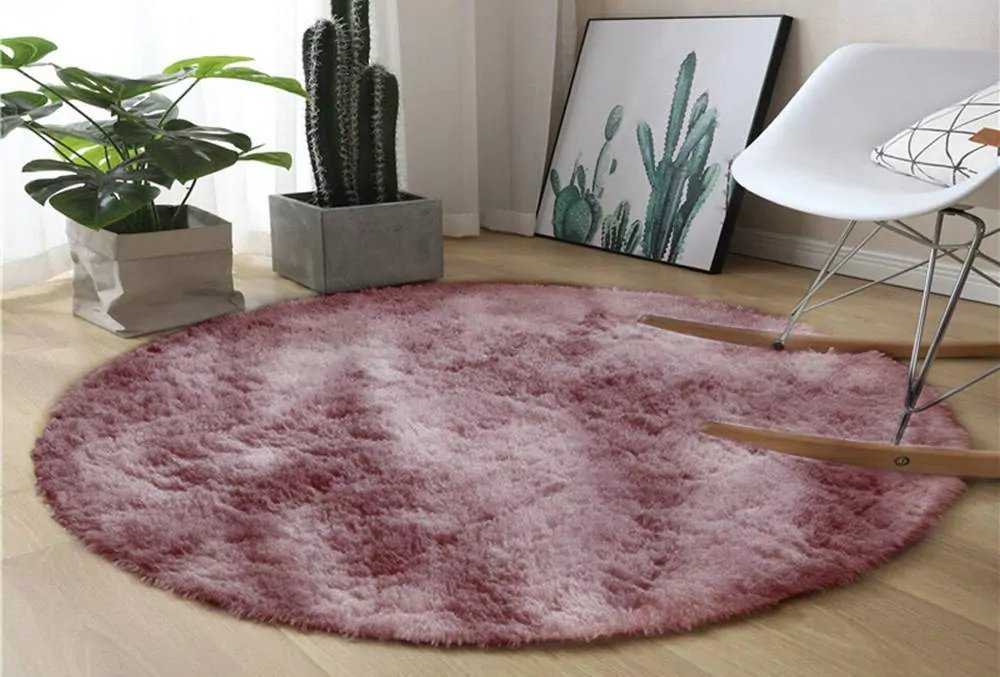 Strado Apskritas kilimas Ombre Strado 200x200 OmbrePurple (Rose) universalus () - 22251-uniw