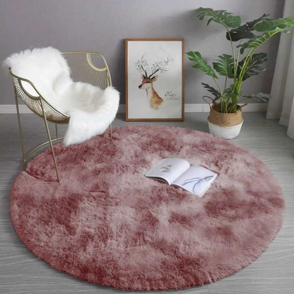 Strado Apskritas kilimas Ombre Strado 200x200 OmbrePurple (Rose) universalus () - 22251-uniw