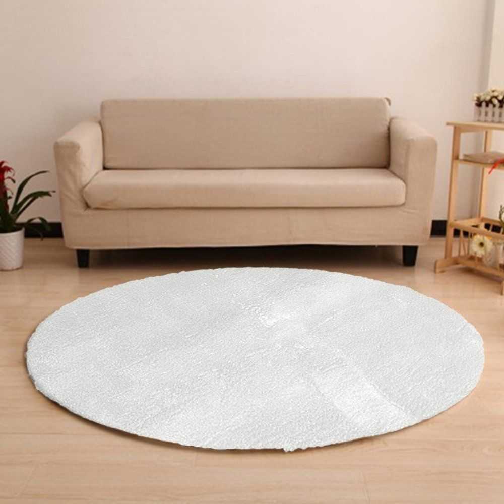 Strado Dywan apvalus Rabbit 100x100 Baltas (Baltas) universalus