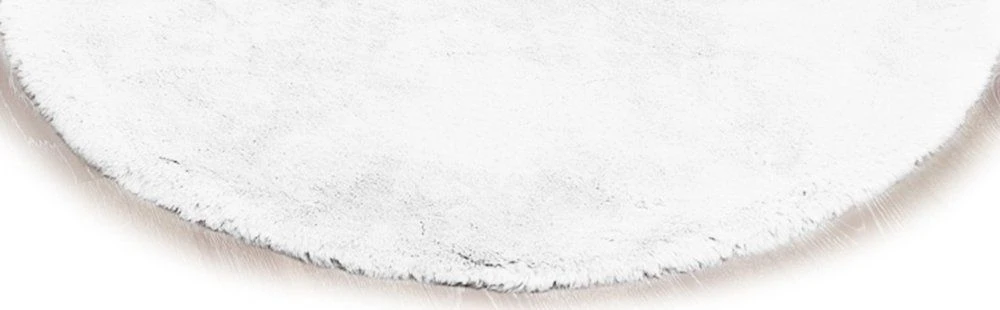 Strado Dywan apvalus Rabbit 100x100 Baltas (Baltas) universalus