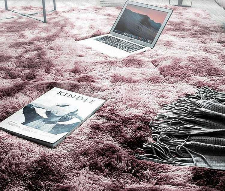 Strado Carpet Ombre Shaggy Strado 140x200 OmbrePurple (rožinė) universalus