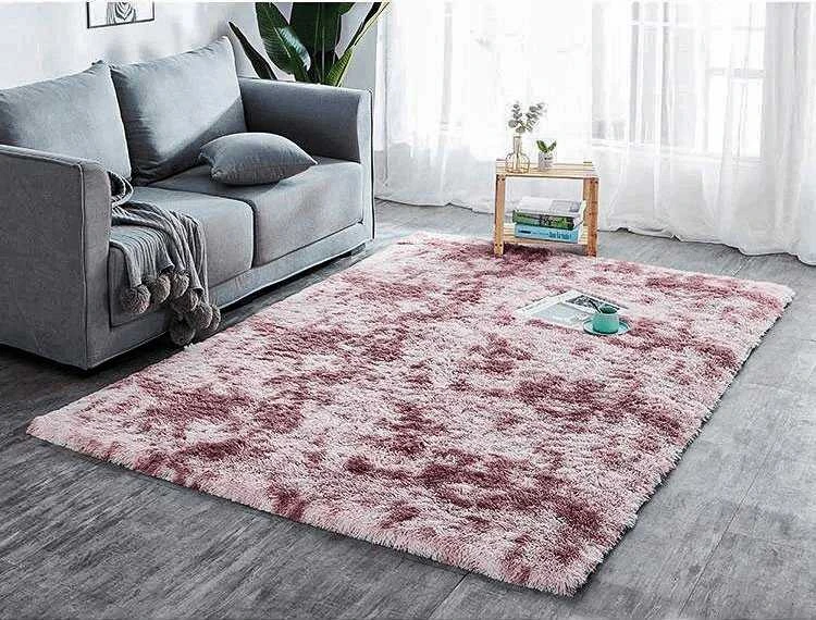 Strado Carpet Ombre Shaggy Strado 140x200 OmbrePurple (rožinė) universalus