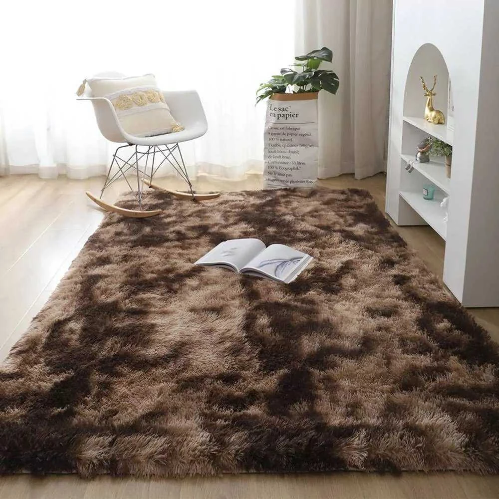 Strado Street Carpet Ombre Shaggy Street 300x400 OmbreCoffee (raudona) universalus