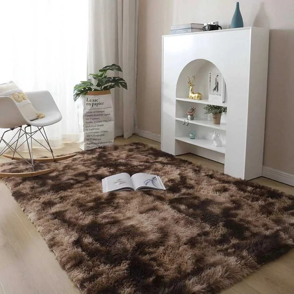 Strado Street Carpet Ombre Shaggy Street 300x400 OmbreCoffee (raudona) universalus