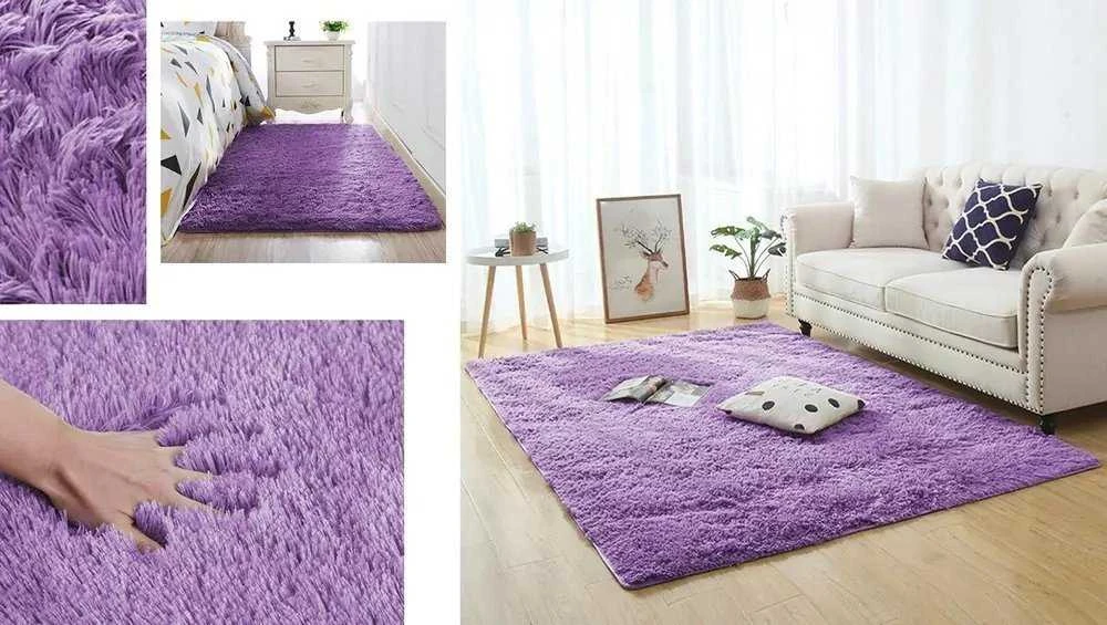 Strado Carpet Shaggy Strado 80x150 PurpleFlower (šviesiai violetinė)