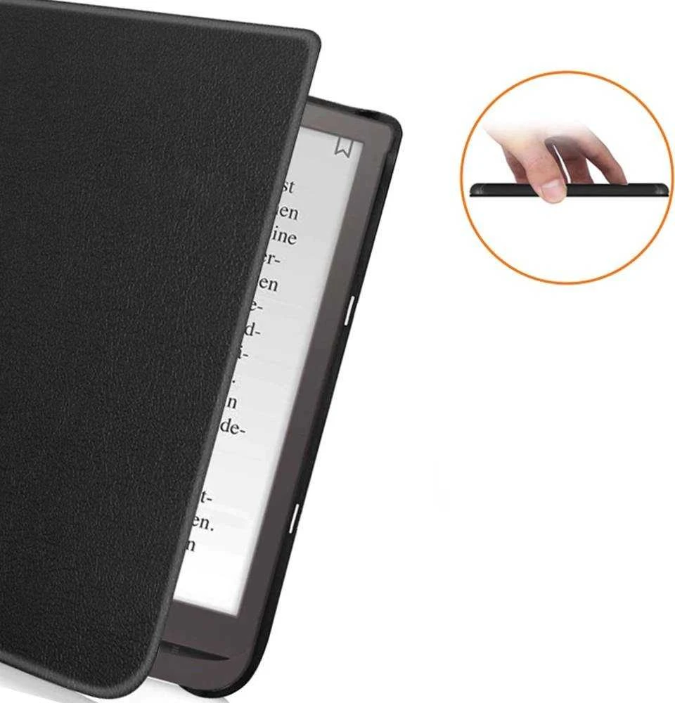 „Strado Cover“ grafinis dėklas, skirtas „Pocketbook InkPad 3/3 Pro“ (Apricot)