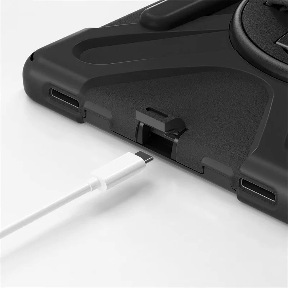 Dėklas na tablet Strado Dėklas Armor su laikikliu i paskiem do Samsung Galaxy Tab S9/ S9 FE SM-X710/SM-X716B/SM-X510 SM-X516 2023/ S10 FE SM-X520/SM-X526 2025