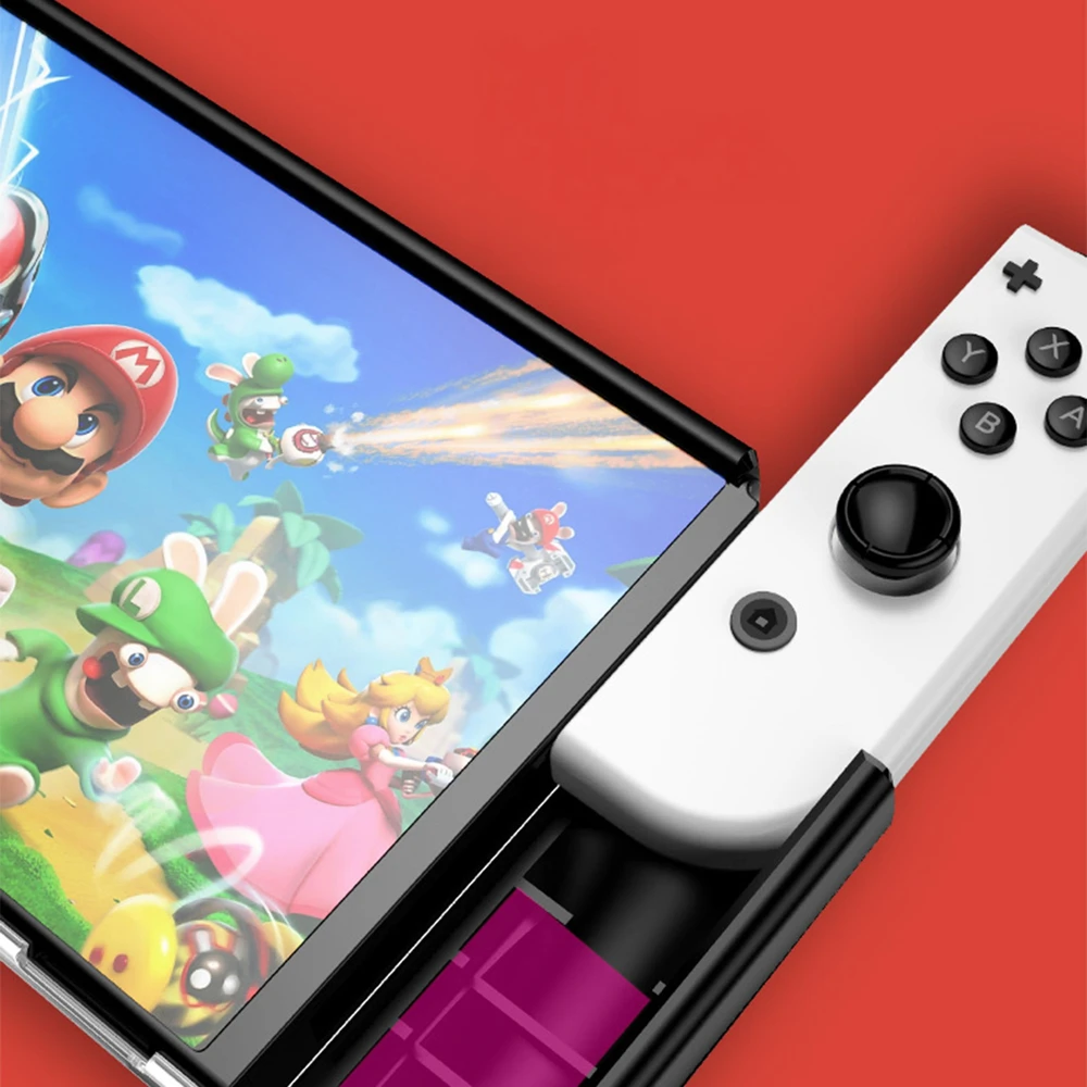 Strado Dėklas Nintendo Switch 2 2025 Lengvas žaisti, pagerina sukibimą, apsauginis su stovu, juodas
