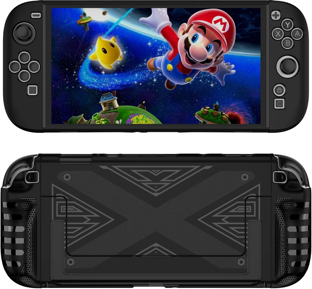 Strado Dėklas su atrama Nintendo Switch 2 juodas (DNETNS2KICKSTA.Juodas)