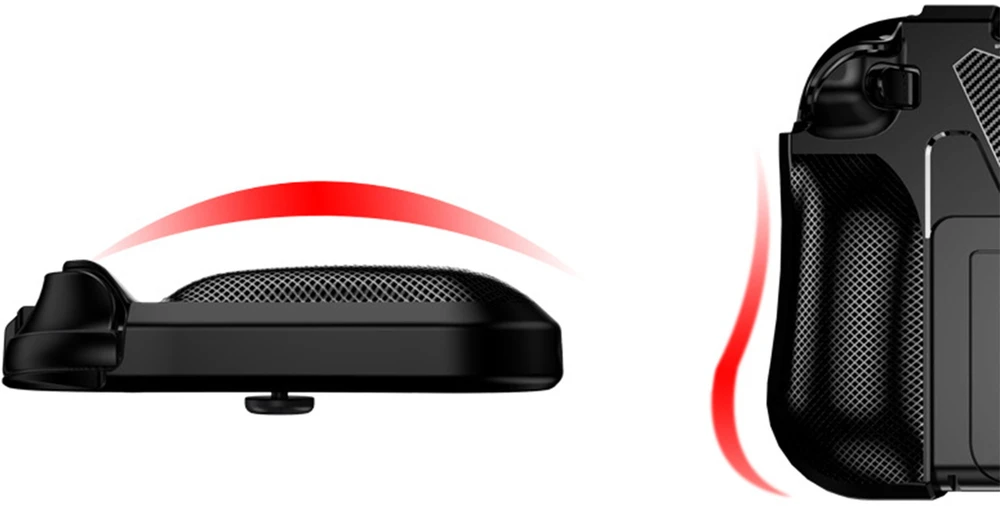 Strado Dėklas Nintendo Switch 2 2025 Lengvas žaisti, pagerina sukibimą, apsauginis su stovu, juodas