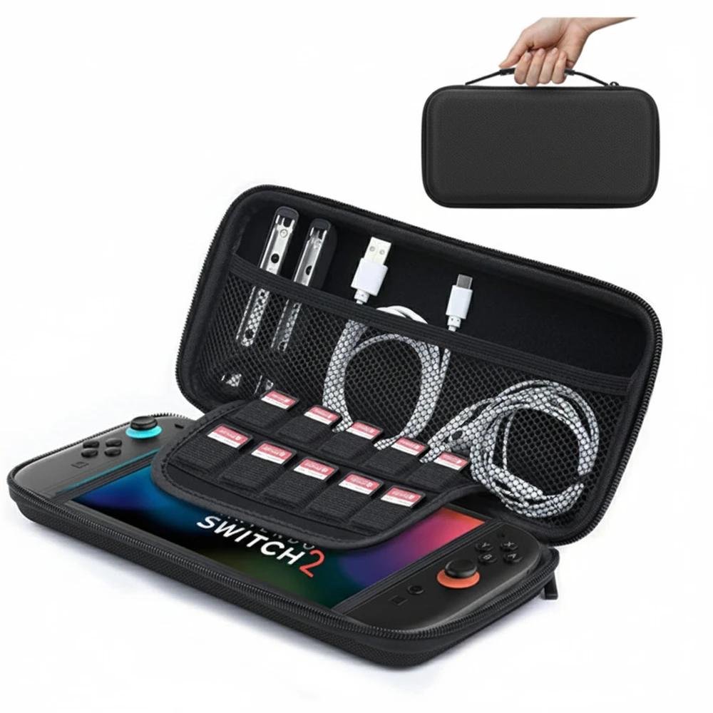 Strado Kelioninis dėklas Nintendo Switch 2 juodas (DNNS2TRAVELCASE)