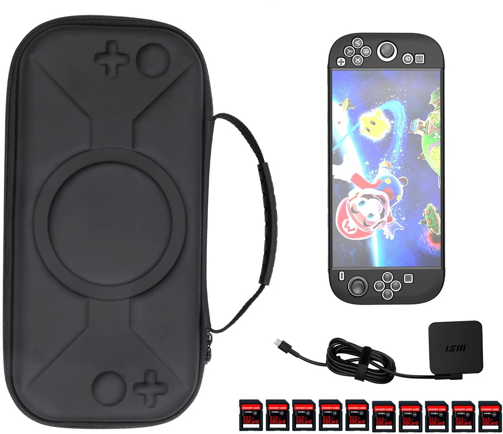 Strado smūgiams atsparus dėklas Nintendo Switch 2 juodas (DNETNS23DBUTTON.BLK)