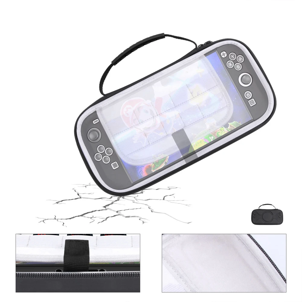 Strado smūgiams atsparus dėklas Nintendo Switch 2 juodas (DNETNS23DBUTTON.BLK)