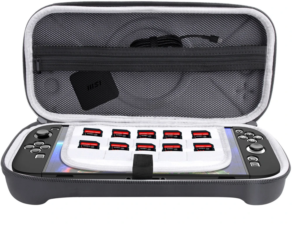 Strado smūgiams atsparus dėklas Nintendo Switch 2 juodas (DNETNS23DBUTTON.BLK)