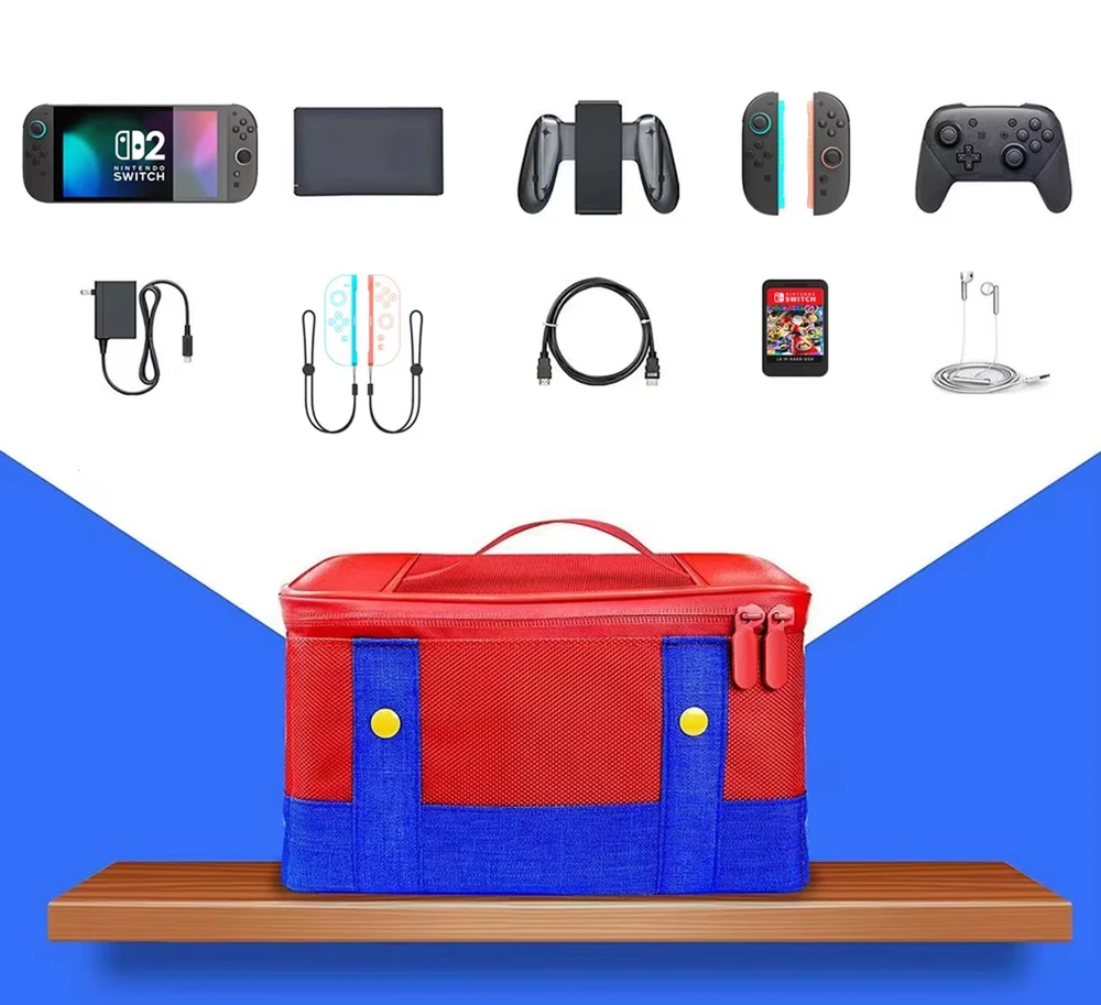 Strado Kelioninė rankinė Nintendo Switch 2 Mario (DNNS2TRAVELBAG)