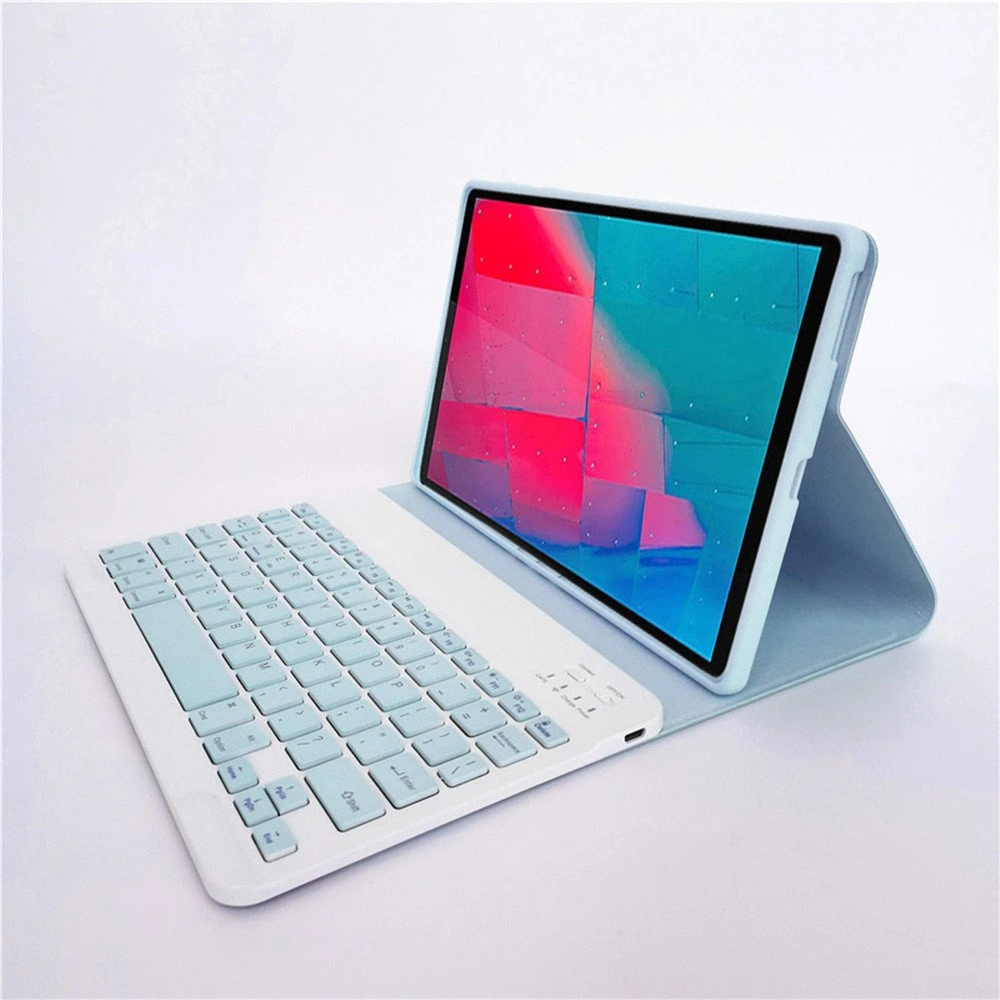 Strado Dėklas su klaviatūra Bluetooth do Lenovo Tab P12 TB-370 (Mėlyna)