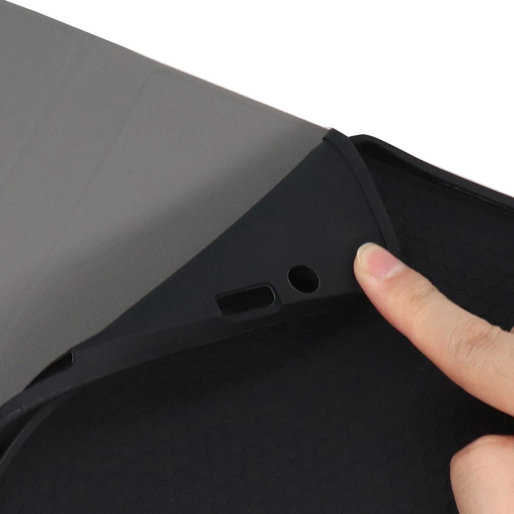 Strado Dėklas su klaviatūra ir jutikliniu kilimėliu, skirtas Galaxy Tab A9 Plus (Juodas)
