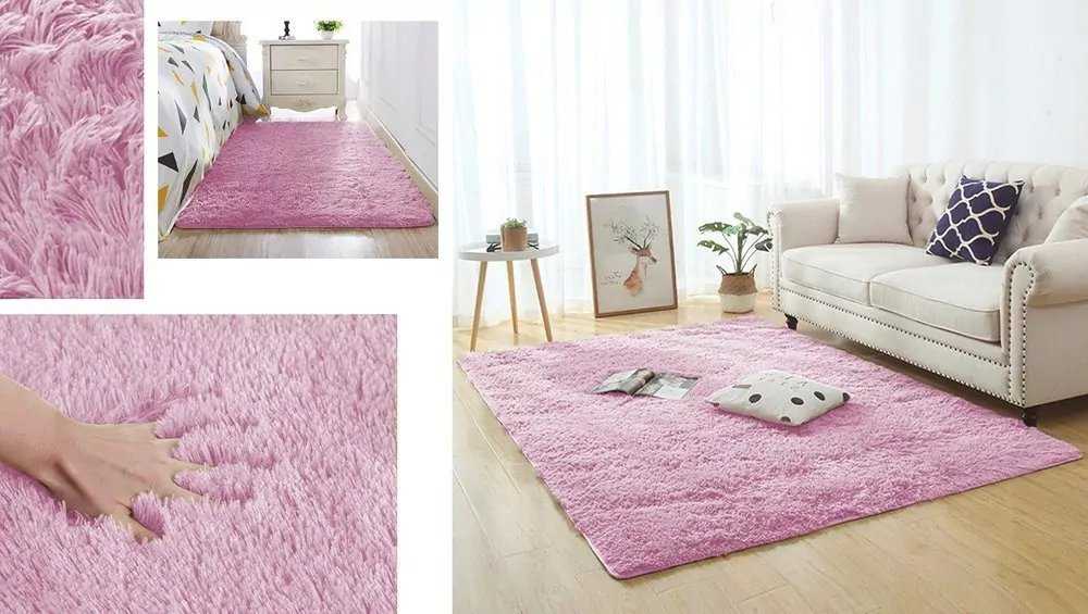 „Strado Carpet Shaggy Strado“ 100 x 150 „PinkPanther“ (rožinė)