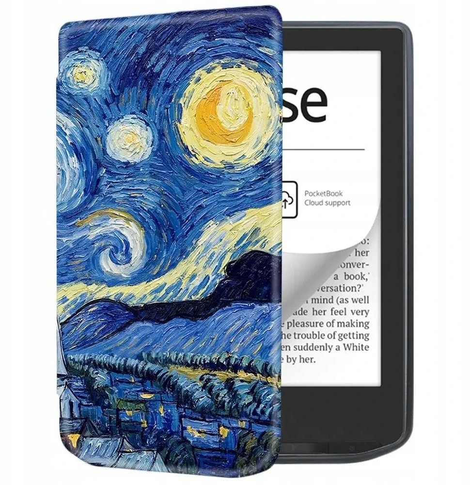 Dėklas Strado Dėklas Graficzne TPU do PocketBook Verse Pro 629 634 (Starry sky)