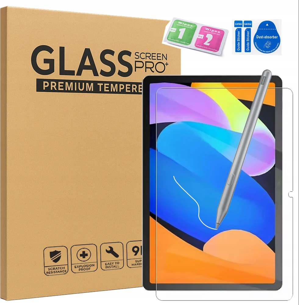 Strado-Tech Grūdintas stiklas ArmorView+ skirtas Lenovo Idea Tab 11 2025 – ekrano apsauga 9H, visiškas padengimas, oleofobinė