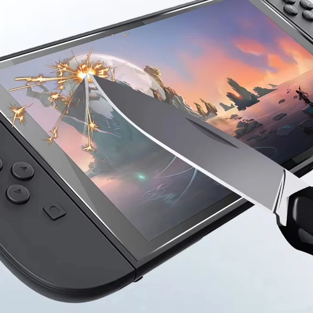 Strado-Tech Grūdintas stiklas Nintendo Switch OLED 2 vnt. (DNSZNINSWITOLED.2SZT)