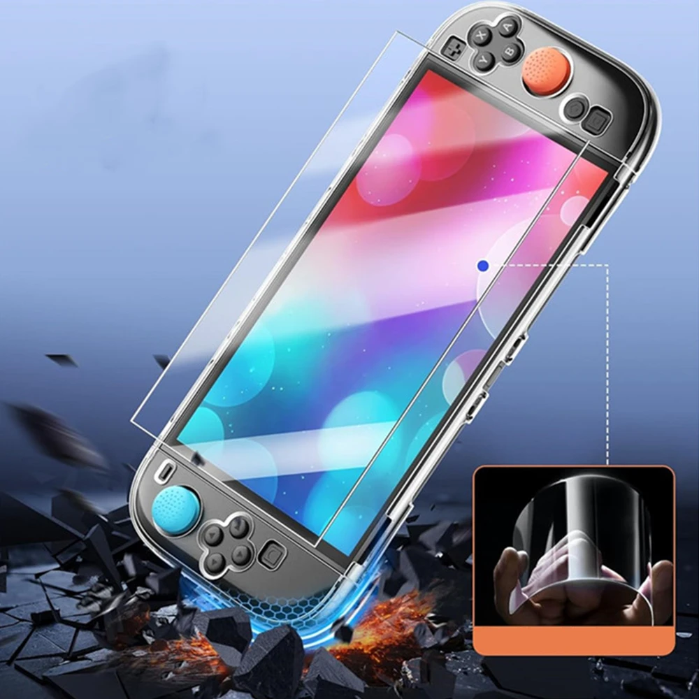 Strado-Tech Grūdintas stiklas Nintendo Switch OLED 2 vnt. (DNSZNINSWITOLED.2SZT)