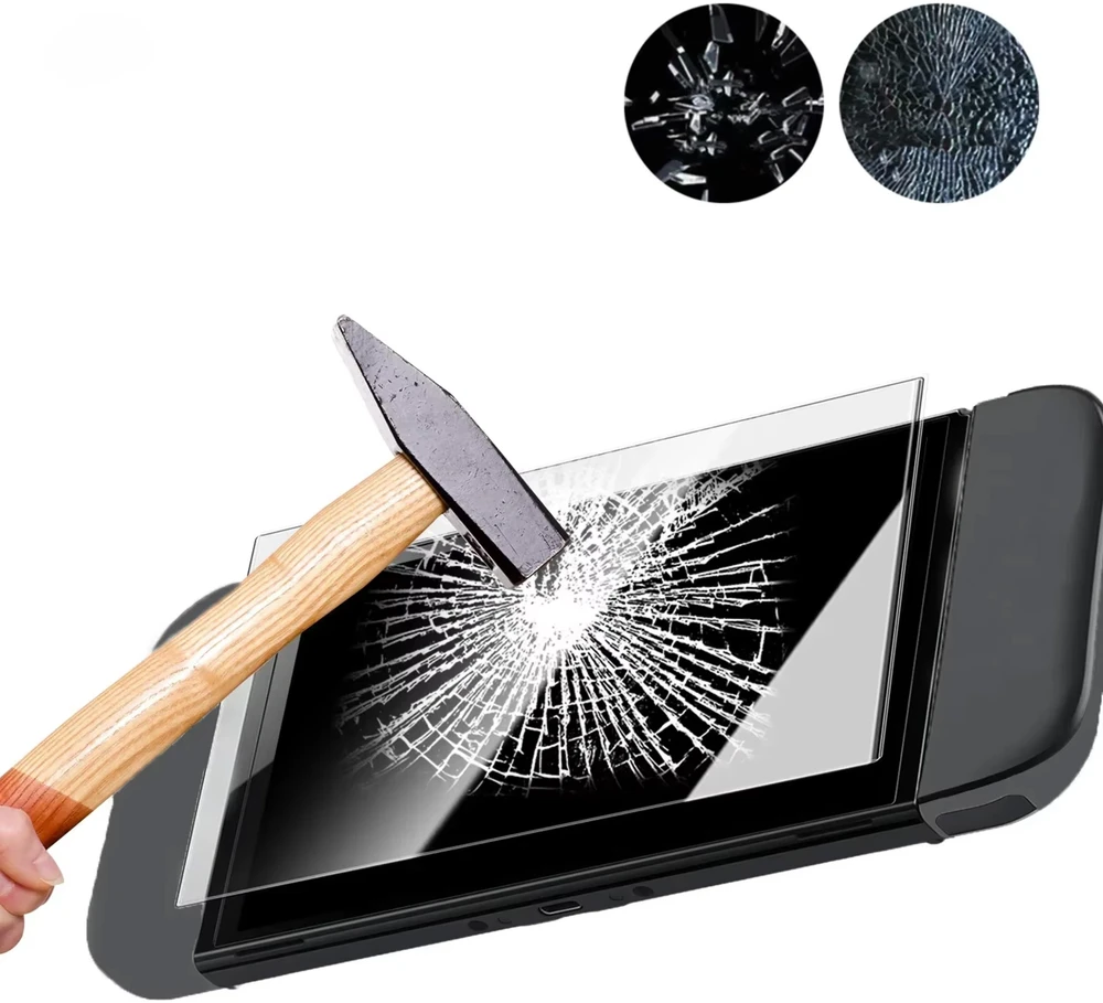 Strado-Tech Grūdintas stiklas Nintendo Switch OLED 2 vnt. (DNSZNINSWITOLED.2SZT)