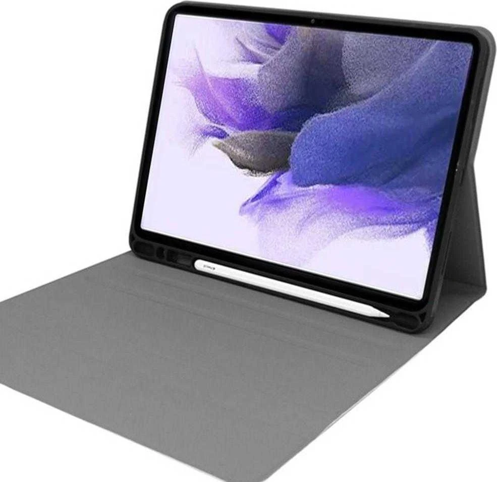 Strado planšetinio kompiuterio dėklas „Samsung Galaxy Tab S7 FE/S7 Plus“ klaviatūros dėklas – CFS7FE (juodas, universalus)