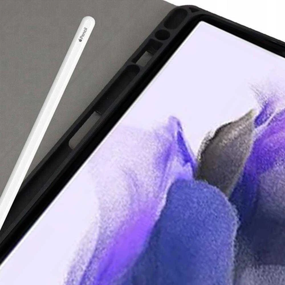Strado planšetinio kompiuterio dėklas „Samsung Galaxy Tab S7 FE/S7 Plus“ klaviatūros dėklas – CFS7FE (juodas, universalus)