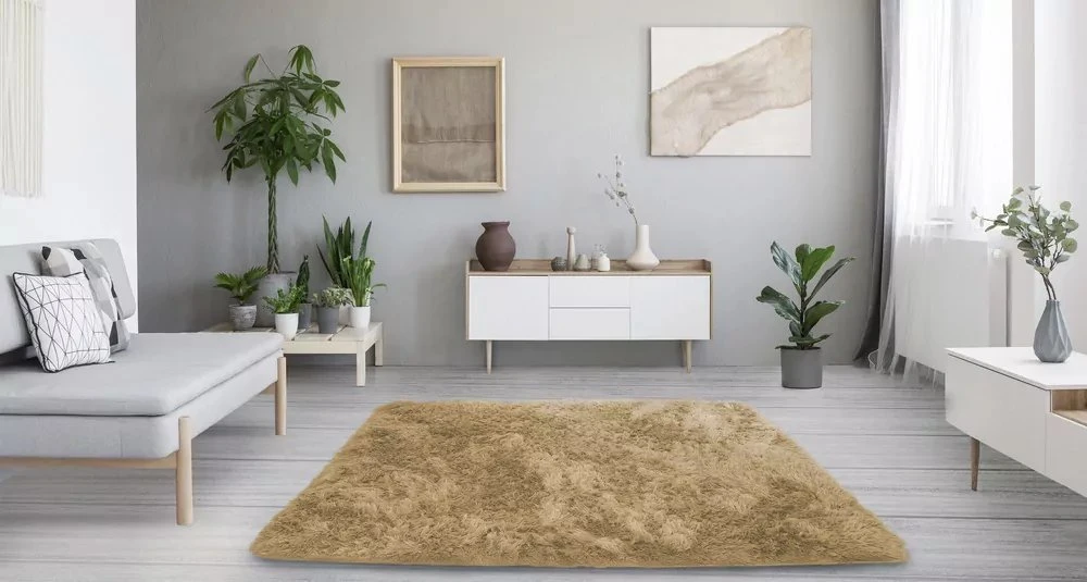 Strado Dywan Shaggy 60x90 CappuccinoCamel (Jasny ruda)