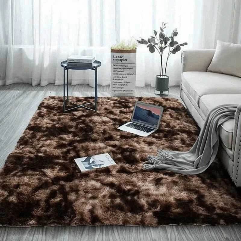 Strado Ombre Shaggy kilimas 140x200, spalva: Ruda