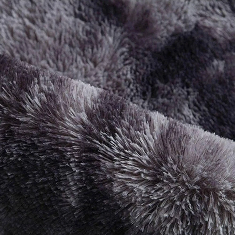 Strado Ombre Shaggy kilimas 140x200, spalva: Tamsiai pilka