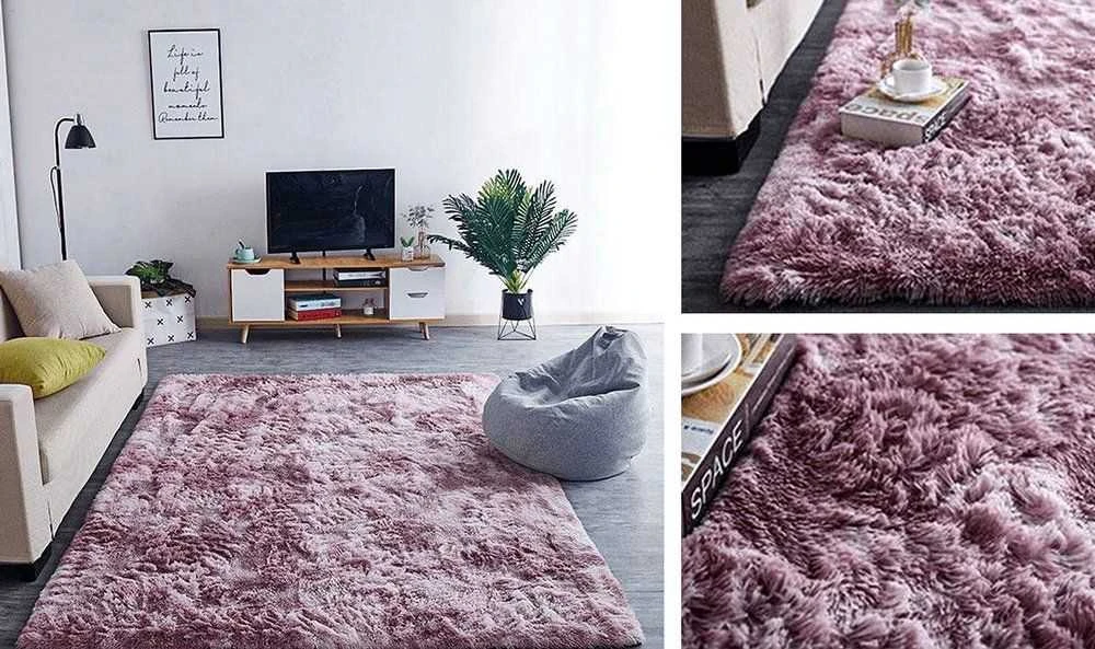 Strado Dywan Ombre Shaggy 100x150 OmbrePurple (Rožinė) universalus