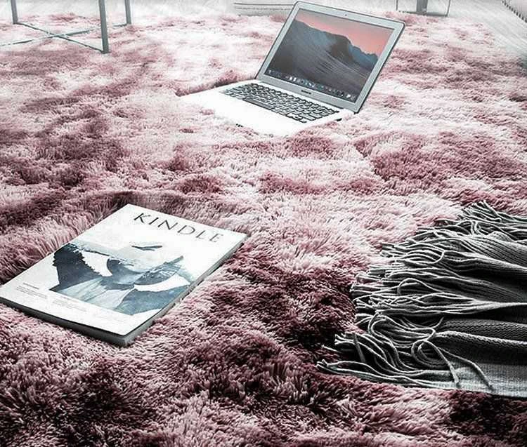Strado Dywan Ombre Shaggy 100x150 OmbrePurple (Rožinė) universalus