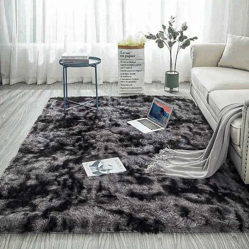 Strado Ombre Shaggy kilimas Strado 120x160 OmbreGrey (Tamsiai Pilkas) universalus