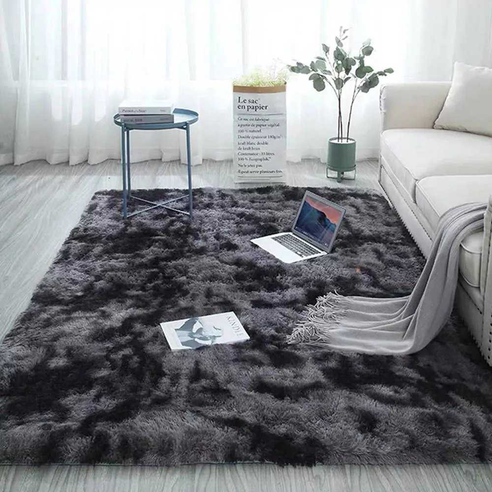 Strado Ombre Shaggy kilimas Strado 120x170 OmbreGrey (Tamsiai Pilkas) universalus