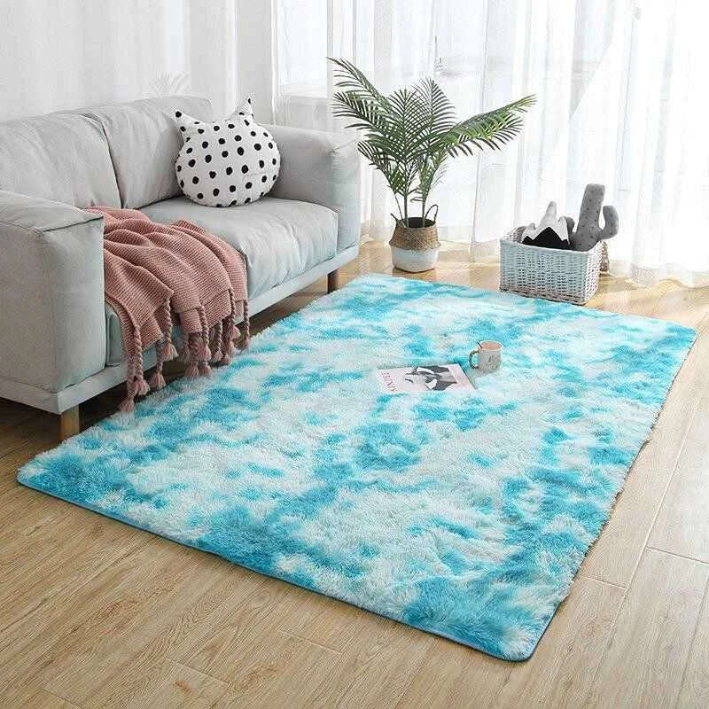 Strado Ombre Shaggy kilimas Strado 120x170 OmbreBlue (Mėlyna šviesa) universalus