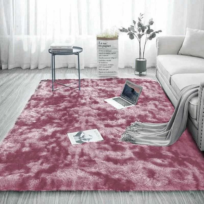 Strado Ombre Shaggy kilimas Strado 120x170 Ombrered (Raudona) universalus