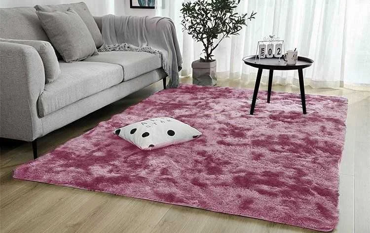 Strado Ombre Shaggy kilimas Strado 120x170 Ombrered (Raudona) universalus