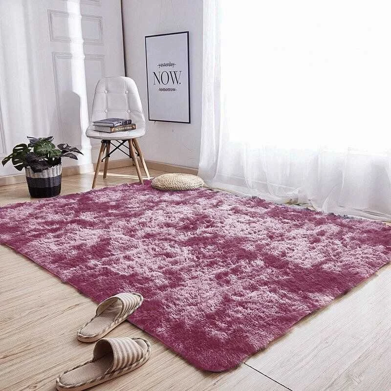 Strado Ombre Shaggy kilimas Strado 140x200 Ombrered (Raudona) universalus