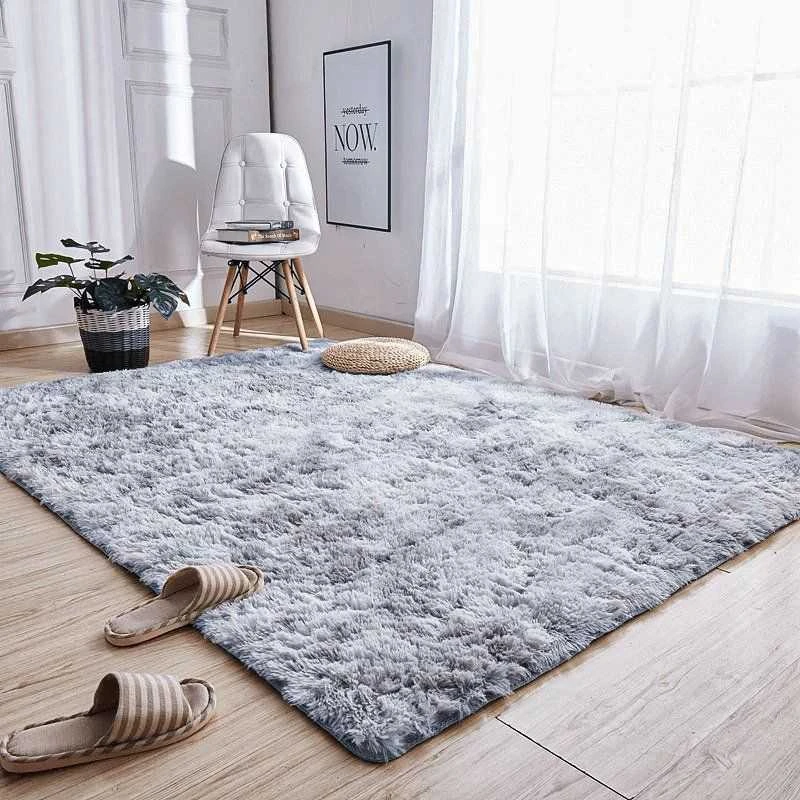 Strado Ombre Shaggy kilimas Strado 160x230 OmbreSilver (Light Pilkas) universalus