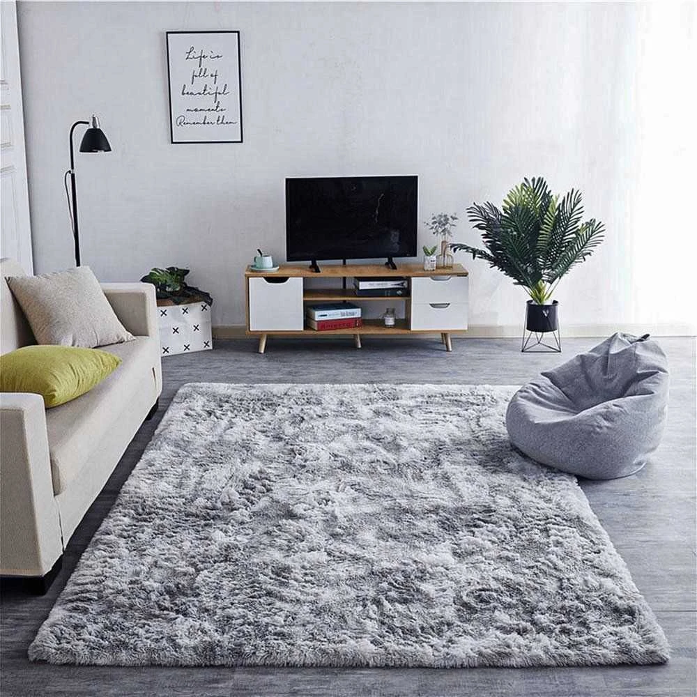 Strado Ombre Shaggy kilimas Strado 160x230 OmbreSilver (Light Pilkas) universalus