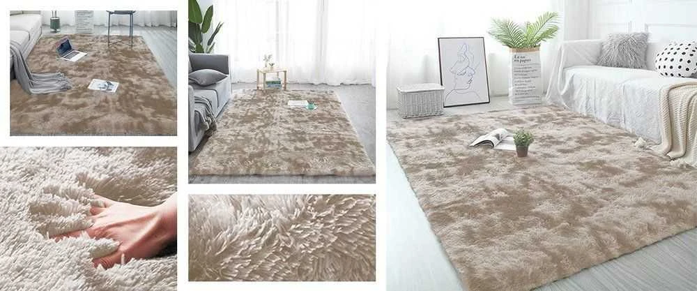 Strado Ombre Shaggy kilimas Strado 180x260 OmbreCamel (rusvai gelsvas) universalus